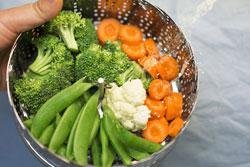 steamed vegetables